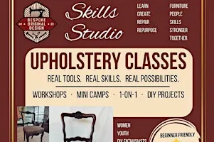Beginners upholstery. learn to do a seat