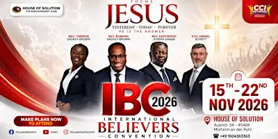IBC-INTERNATIONAL BELIEVERS CONVENTION 2026