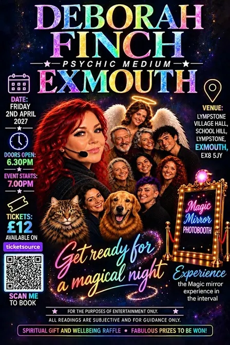 An evening with Deborah Finch psychic medium Exmouth