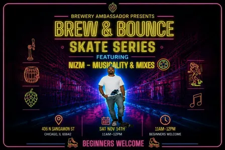 Brew and Bounce Skate-Dance Class