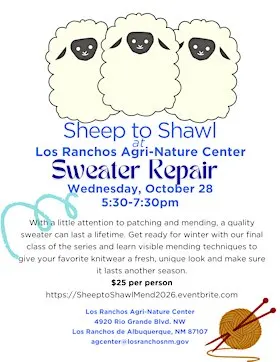 Sheep to Shawl: Sweater Repair