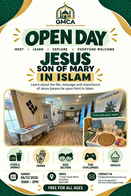 FREE Discover Islam – GMCA Open Day - Jesus Exhibition