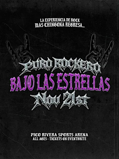 PURO ROCKERO ' BAJO LAS ESTRELLAS '