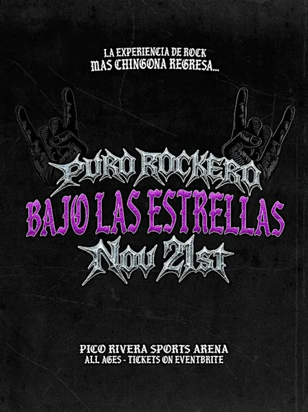 PURO ROCKERO ' BAJO LAS ESTRELLAS '