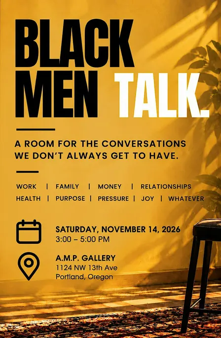 Black Men Talk: A Room for Real Conversations