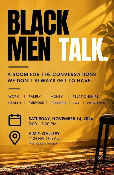Black Men Talk: A Room for Real Conversations