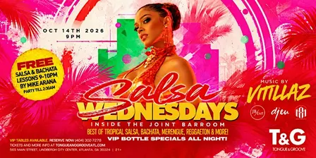 EN ViVo Wednesday + Salsa Wednesday (Regional Mexicano & Musica Tropical)