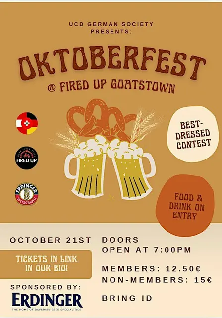 Oktoberfest with UCD German Society