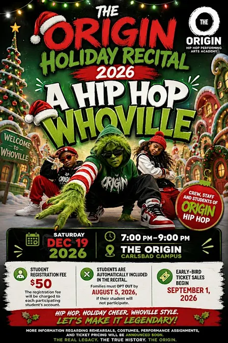 The Origin Presents: A Hip Hop Whoville Holiday Showcase