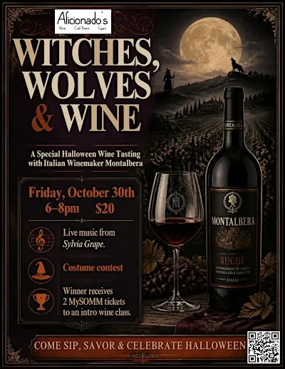 Witches, Wolves & Wine + Costume Contest