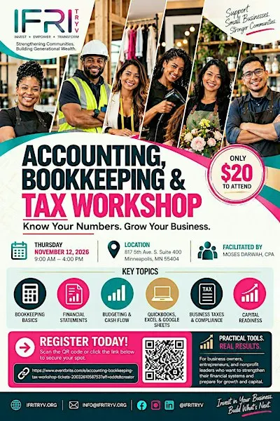 Accounting, Bookkeeping & Tax Workshop