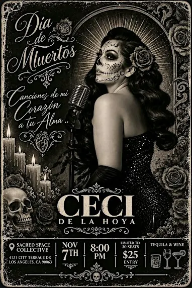 An intimate musical evening with Ceci De La Hoya ✨