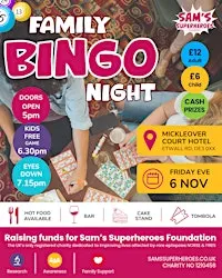 Family Bingo Night - Fri eve 6 Nov