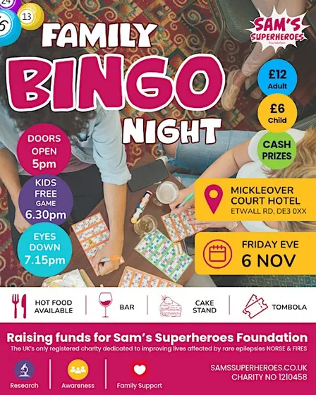 Family Bingo Night - Fri eve 6 Nov