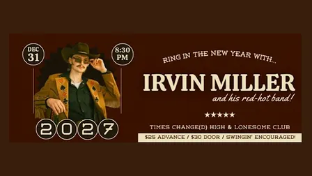 New Year’s Eve - Irvin Miller Band