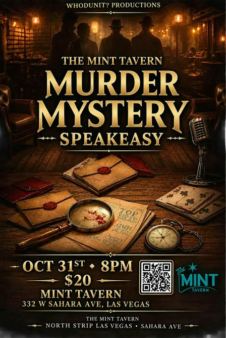 Murder Mystery Speakeasy (w/ Boos & Clues Halloween Costume Contest)