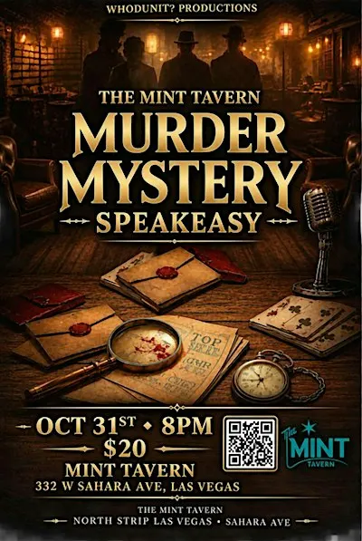 Murder Mystery Speakeasy (w/ Boos & Clues Halloween Costume Contest)