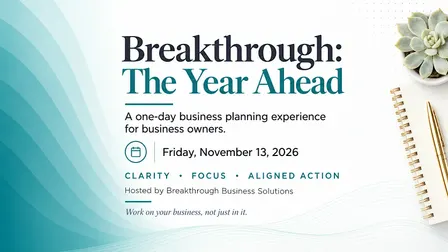 Breakthrough: The Year Ahead