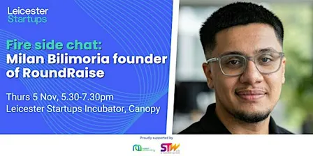 Fire side chat: Milan Bilimoria founder of RoundRaise