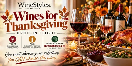 Drop-in Flight: Thanksgiving Wines
