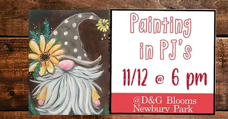 Painting in PJs!