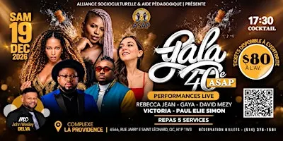 Gala 40ème Anniversaire L'ASAP