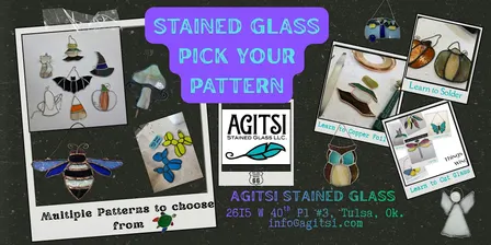 Stained Glass Pick Your Pattern, Beginner Friendly Make and Take
