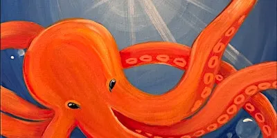 Octopus Paint & Sip @ Claim 52!