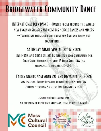 Bridgewater Community Dance - Saturday Night Special