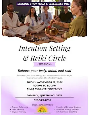 Intention Setting & Reiki Circle