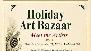 Holiday Art Bazaar "Meet the Artists"
