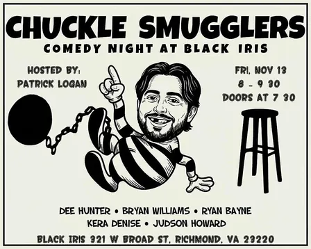 Comedy Night at Black Iris: Chuckle Smugglers