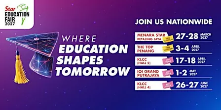 Star Education Fair 26 & 27 June 2027 / KL Convention Centre (Hall 4)