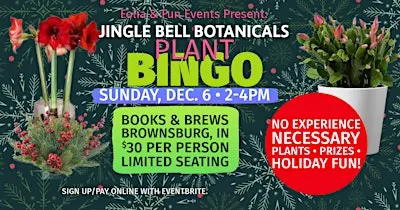 Jingle Bell Botanical Plant Bingo