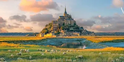 Normandy, Mont-Saint-Michel & Versailles ✈️ Flights Included