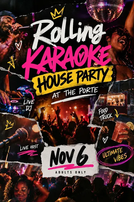 ROLLING KARAOKE: HOUSE PARTY at The Porte