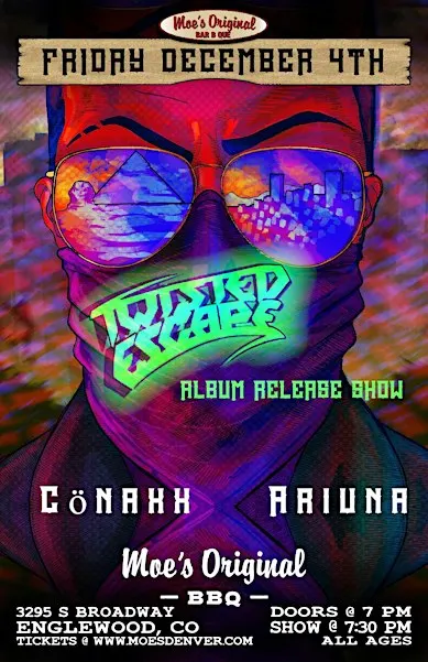 Twisted Escape (Album Release) w/ Cönaxx + Ariuna