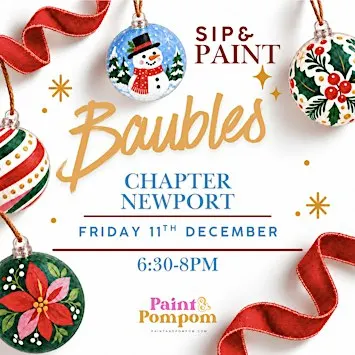 Bauble Painting at Chapter, Newport | 11th December