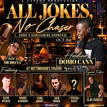 Notty Comedy All Jokes, No Chaser: Domo's Homecoming Show