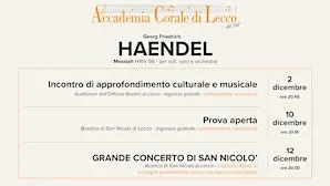 Messiah di Haendel: prova aperta con soli, coro e orchestra