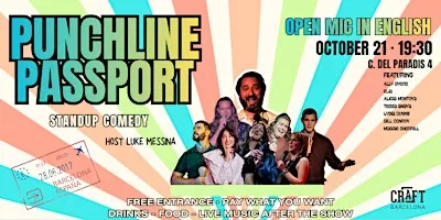 Passport Punchline: English Comedy Night at Craft Bar