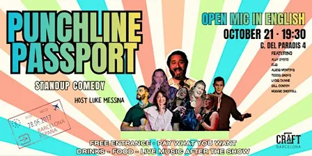 Passport Punchline: English Comedy Night at Craft Bar