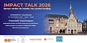 Impact Talk 2026 - 18 november in Haarlem
