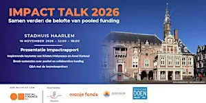Impact Talk 2026 - 18 november in Haarlem