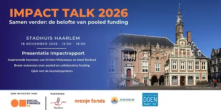 Impact Talk 2026 - 18 november in Haarlem