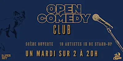 Soirée stand up au Club - Open Comedy Club