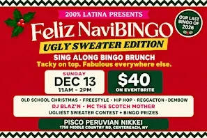 Feliz NaviBINGO: Ugly Sweater Edition