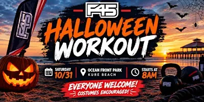 Kure Beach Halloween Workout