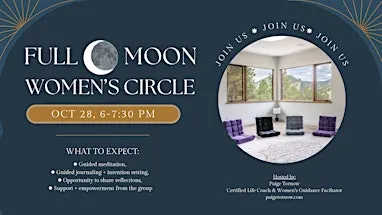 Boulder Full Moon Women's Circle ✨