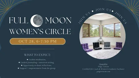 Boulder Full Moon Women's Circle ✨